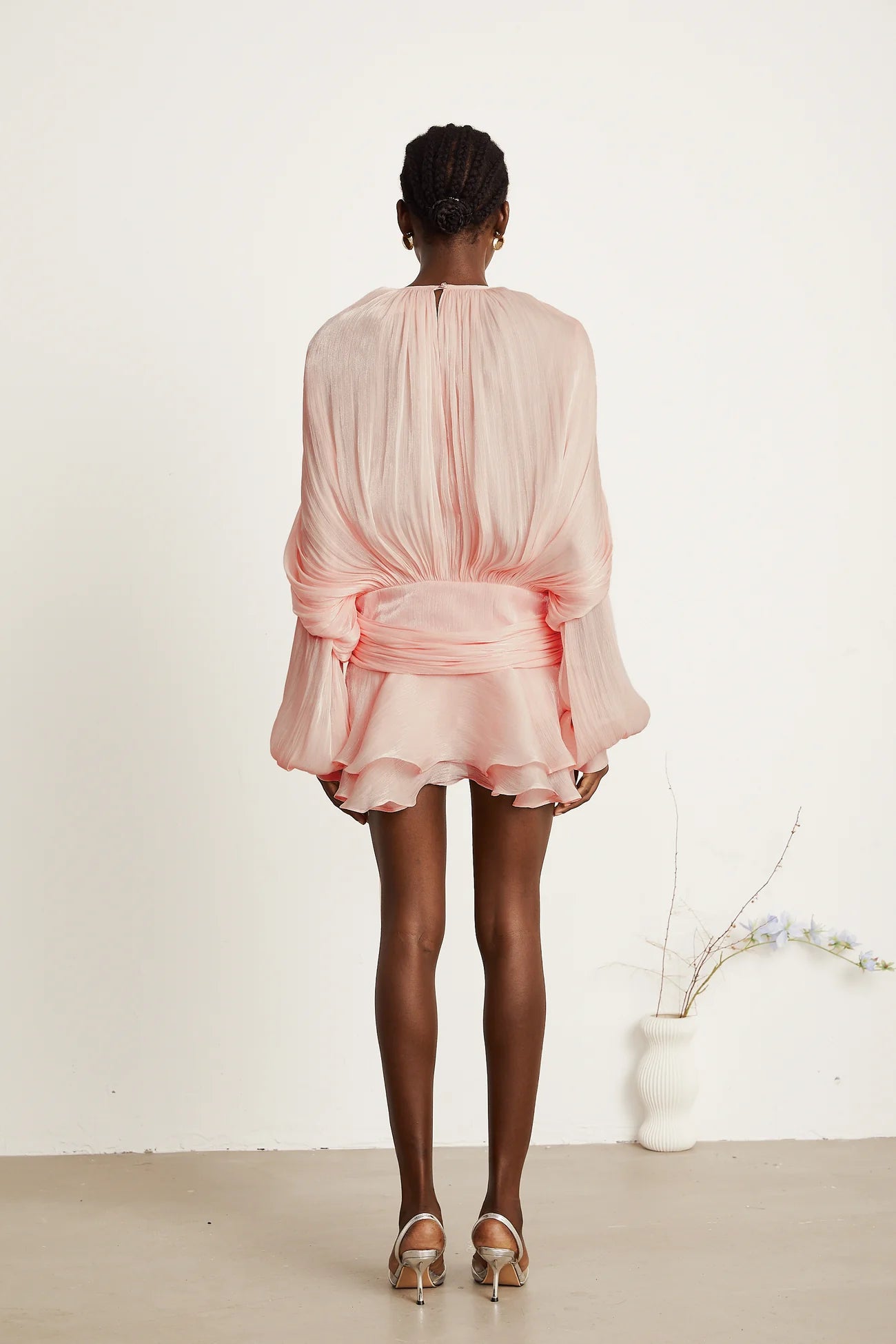 Averra | Pleated Ruffled Mini Dress™
