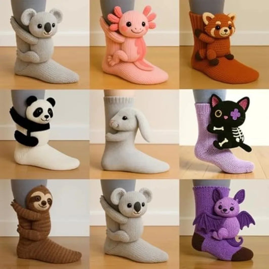 Averra | 3D Knitted Animal Socks™